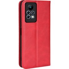 Colorful Shop Infinix Not 11 Pro Pu Deri Manyetik Kapatma Cüzdan Için Kılıf (Yurt Dışından)