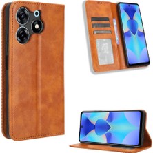 Colorful Shop Tecno Spark 10 Pro Cüzdan Manyetik Kapatma Pu Deri Için Kılıf (Yurt Dışından)