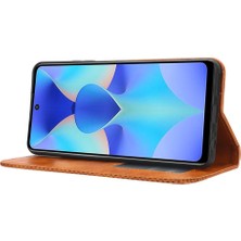 Colorful Shop Tecno Spark 10 Pro Cüzdan Manyetik Kapatma Pu Deri Için Kılıf (Yurt Dışından)