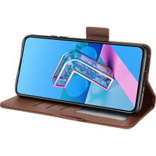 Colorful Shop Asus Rog Telefon 7 Pro Cüzdan Yan Toka Manyetik Kart Yuvaları Pu (Yurt Dışından)