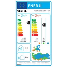 Vestel Buzz 184 A++18000 BTU Wifi Inverter Salon Tipi Klima