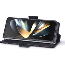 Colorful Shop Samsung Galaxy Z Için Kılıf Kart Tutucu Kickstand Manyetik ile 4 5g Kat (Yurt Dışından)