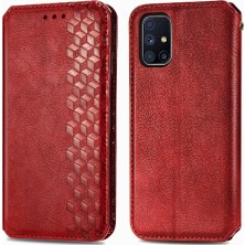 Colorful Shop Samsung Galaxy M51 Moda Tasarım Flip Kapak Zarif Iş Için Kılıf (Yurt Dışından)