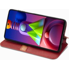 Colorful Shop Samsung Galaxy M51 Moda Tasarım Flip Kapak Zarif Iş Için Kılıf (Yurt Dışından)