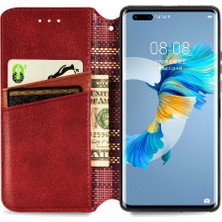 Colorful Shop Huawei Mate 40 Pro Için Kılıf Moda Tasarım Cüzdan Fonksiyonu Kapak Çevirin (Yurt Dışından)