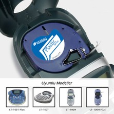Ecotag Plus Ecotagplus Dymo Muadili Kağıt Şerit Etiket Beyaz 12 mm x 4 mt 10'lu Paket