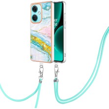 Colorful Shop Oneplus Nord Ce 3 Tampon Mermer Crossbody Kordon Askısı Yumuşak (Yurt Dışından)