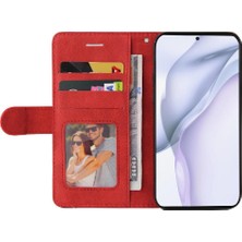 Colorful Shop Kart Yuvası Standı Pu Deri ile Huawei P50 Iki Renkli Dikiş (Yurt Dışından)