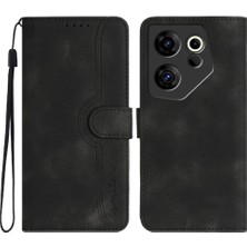 Colorful Shop Tecno Camon 20 Premier Case Dahili Mıknatıs Kapak Cüzdan ile Uyumlu (Yurt Dışından)