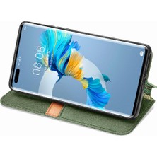 Colorful Shop Huawei Mate 40 Pro Için Kılıf Moda Tasarım Cüzdan Fonksiyonu Kapak Çevirin (Yurt Dışından)