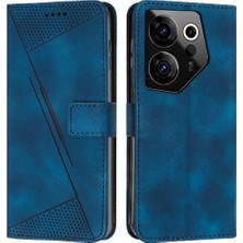 Colorful Shop Tecno Camon 20 Premier Pu Deri Yan Toka Tam Koruma Için Kılıf (Yurt Dışından)