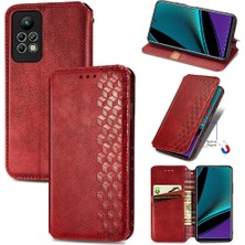 Colorful Shop Infinix Not 11 Pro Zarif Iş Flip Kapak Kılıf Için Kılıf (Yurt Dışından)