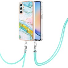 Colorful Shop Samsung Galaxy A25 5g Tampon Mermer Anti-Scratch Yumuşak Crossbody (Yurt Dışından)