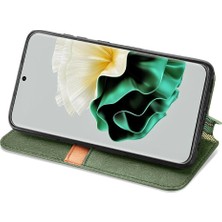 Colorful Shop Huawei P60 Zarif Iş Cüzdan Fonksiyonu Için Kılıf Deri Kılıf Flip (Yurt Dışından)