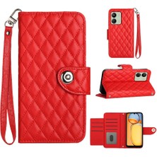 Colorful Shop Xiaomi Redmi 13C 4g Için Kılıf Cüzdan Kapak Bilek Şerit Darbeye Şık (Yurt Dışından)