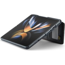 Colorful Shop Samsung Galaxy Z Fold 4 5g Kickstand Pu Deri Için Caseme Cüzdan Kılıf (Yurt Dışından)