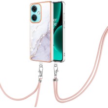 Colorful Shop Oneplus Nord Ce 3 Tampon Mermer Crossbody Kordon Askısı Yumuşak (Yurt Dışından)