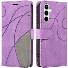 Colorful Shop Samsung Galaxy A35 5g Için Kılıf Kart Yuvası Standı ile Pu Deri Flip Folio (Yurt Dışından)