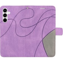 Colorful Shop Samsung Galaxy A35 5g Için Kılıf Kart Yuvası Standı ile Pu Deri Flip Folio (Yurt Dışından)