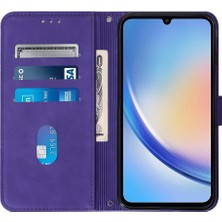 Colorful Shop Samsung Galaxy A35 5g Pu Deri Cüzdan Kapak Kredi Kartı Tutucu (Yurt Dışından)