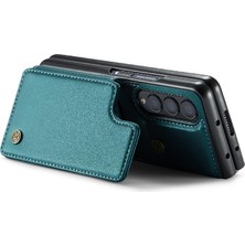 Colorful Shop Samsung Galaxy Z Fold 4 5g Kickstand Pu Deri Için Caseme Cüzdan Kılıf (Yurt Dışından)