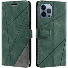 Colorful Shop IPhone 13 Için Kılıf Pro Max Manyetik Pu Deri Cüzdan Flip Folio Kart (Yurt Dışından)