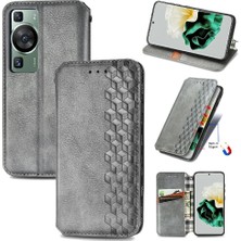 Colorful Shop Huawei P60 Zarif Iş Cüzdan Fonksiyonu Için Kılıf Deri Kılıf Flip (Yurt Dışından)