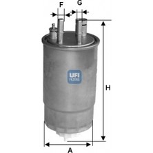 Ufi Mazot Filtresi Komple 24ONE03 Merıva 1.3 Cdtı (06-) 813058 Gold