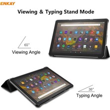 Enkay Fire Hd 10/10 Plus Için Pu Deri Akıllı Kılıf (2021) (Yurt Dışından)