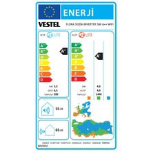 Vestel Flora Doğa Inverter 184 A++ WIFI Klima