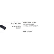 Üçel Eksoz Askı Lastiği 30329 Dks 4112293 2320477 4112293 2320477 Gold