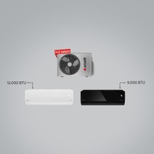 Arçelik A++ 9+12 BTU İç (1 adet Dış Ünite = 2 adet Dış Ünite) 16000 BTU 1+2 Multi Inverter Klima