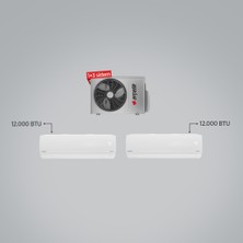 Arçelik A++ 12000 BTU + 12000 BTU İç Ünite (1 adet Dış Ünite = 2 adet İç Ünite) 18000 BTU 1+2 Multi Inverter Klima