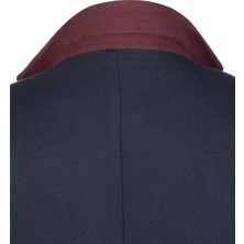 Felix Hardy Italyan Stil Slim Fit Klasik Erkek Blazer Ceket - Lacivert