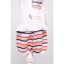 Pini Baby Reglan Kol Yazlık Bebek Takım 3579