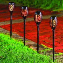 Forlife Güneş Enerjili 6 W Alev Efektli Çim Armatürü