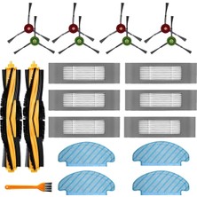 Smooth Yeedi Vac Max Vac Hibrit Vac Istasyonu Için Fırça Filtre Paspas Bezi Parçaları (Yurt Dışından)