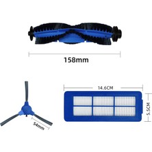 Smooth Eufy Robovac 11S Max 15C Max 30C Max Için Ana Yan Fırça Filtresi (Yurt Dışından)