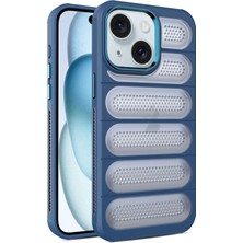 Teleplus iPhone 15 Kılıf Airmax Cooling Armor Delikli Kapak