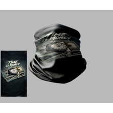 Buffalo Yazı Tasarımlı Motorcu Çok Amaçlı Outdoor Boyunluk Unisex Bandana
