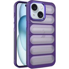 Teleplus iPhone 15 Kılıf Airmax Cooling Armor Delikli Kapak