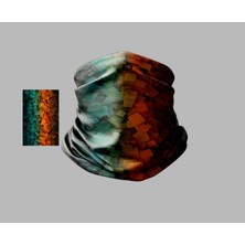 Buffalo Datwork Tasarımlı Motorcu Çok Amaçlı Outdoor Boyunluk Unisex Bandana