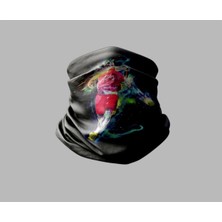 Buffalo Çok Amaçlı Bandana Tenis Tasarımlı Motorcu Boyunluk Renkli Mikro Fiber Malzeme