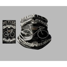 Buffalo Bisiklet Tasarımlı Motorcu Çok Amaçlı Outdoor Boyunluk Unisex Bandana