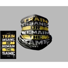 Yazı Tasarımlı Motorcu Çok Amaçlı Outdoor Boyunluk Unisex Bandana