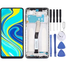 Çelik Pro Xiaomi Uyumlu M2003J6E Redmi Note 9 Pro Ekran LCD Dokunmatik Full Çıtalı