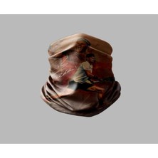 Buffalo Tenis Tasarımlı Motorcu Çok Amaçlı Outdoor Boyunluk Unisex Bandana