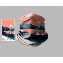Buffalo Bisiklet Tasarımlı Motorcu Çok Amaçlı Outdoor Boyunluk Unisex Bandana