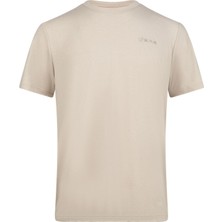 2AS Wınson Erkek Viloft Sıfır Yaka T-Shirt Bej 2ASWINMFBSS24