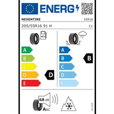 Nexen 205/55 R16 91H N'Blue 4 Season 4 Mevsim Lastiği (Üretim Yılı: 2023 )